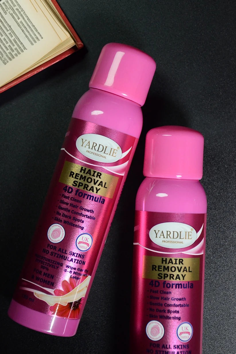 USA Sensitive Hair Removal Spray for Legs & Body with Rose Extracts – Fast, Effective & Painless