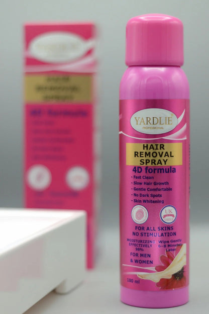 USA Sensitive Hair Removal Spray for Legs & Body with Rose Extracts – Fast, Effective & Painless