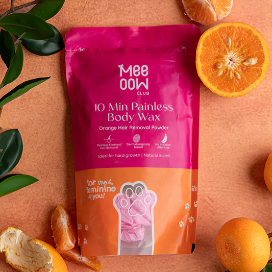 4-in-1 Turmeric Bikini Hair Removal Wax Powder Mask | Fee Delivery