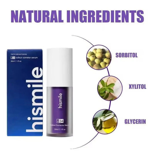 Hismile Tooth Cleansing Purple Corrector Teeth Toothpaste