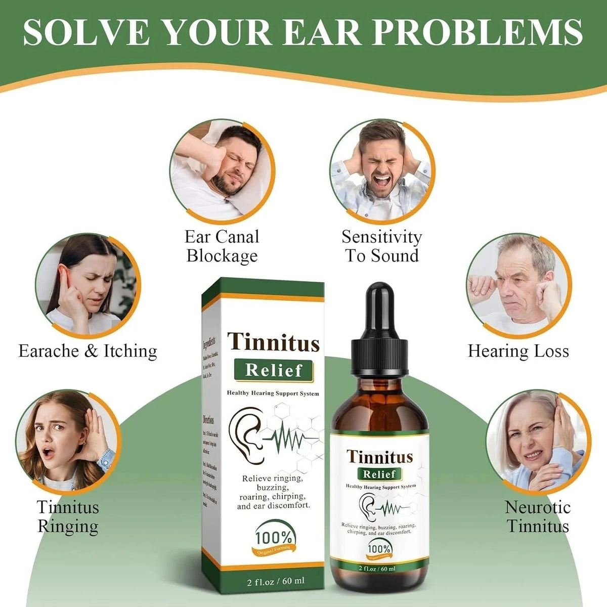 Tinnitus Relief Drops (کان کےتمام مسائل کےلیے)